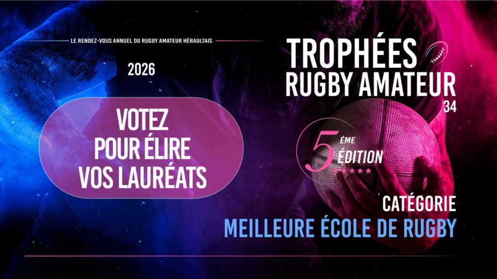 Élection de la meilleure école de rugby de l’Hérault : Servian-Boujan, Bédarieux et Saussan en lice.