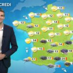 Températures en chute de 18°C en 24h dans l&rsquo;est, orages signalés au sud-est.