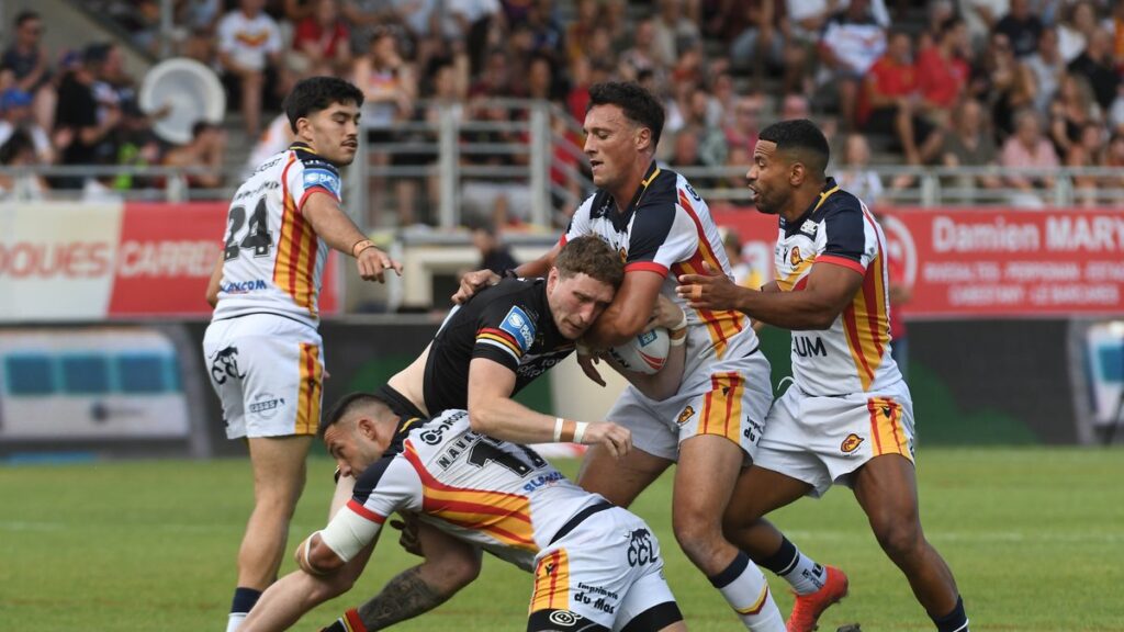 Rugby à XIII : Les Dragons Catalans perdent face à Wigan et terminent leur saison.