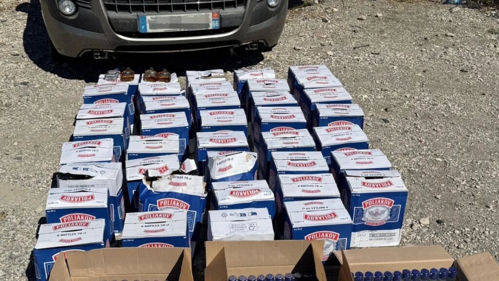 200 litres de vodka découverts dans une voiture volée en panne sur l’A7