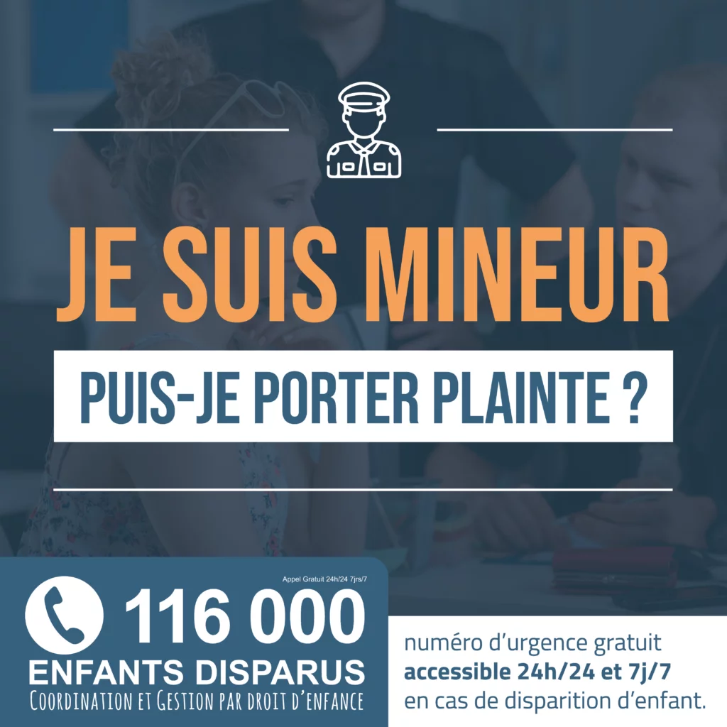 Mineurs en France : Conditions pour déposer une plainte en cas de préjudice.