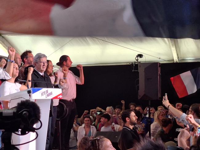 Mélenchon et Roussel en duel de popularité à la Fête de l’Humanité 2023