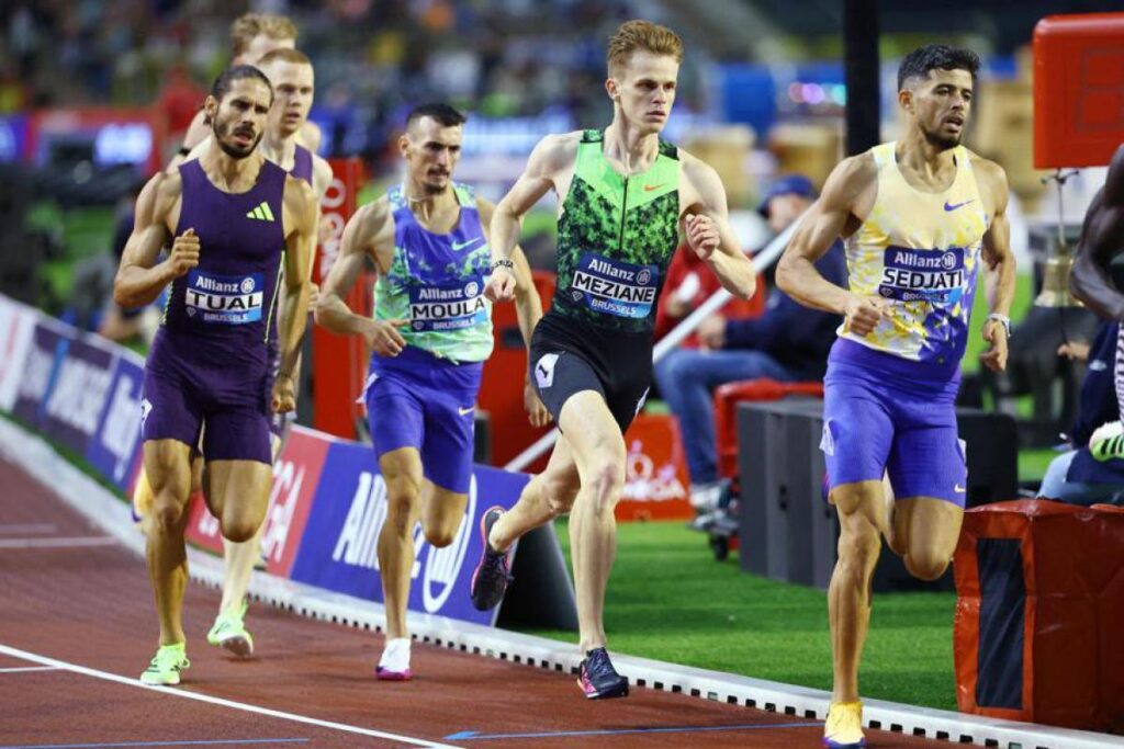 Yanis Meziane établit un nouveau record lors de la finale du 800 m à Bruxelles.
