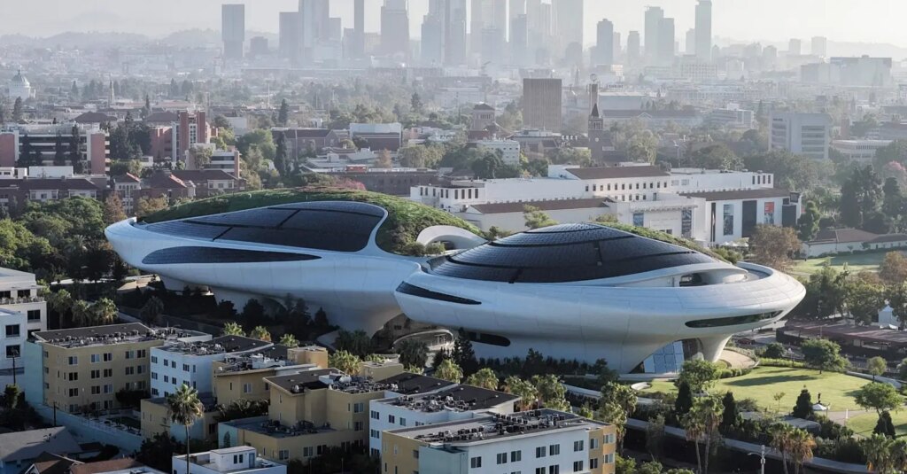 Le musée de George Lucas dévoile un vaisseau spatial de 1 milliard de dollars à San Francisco.