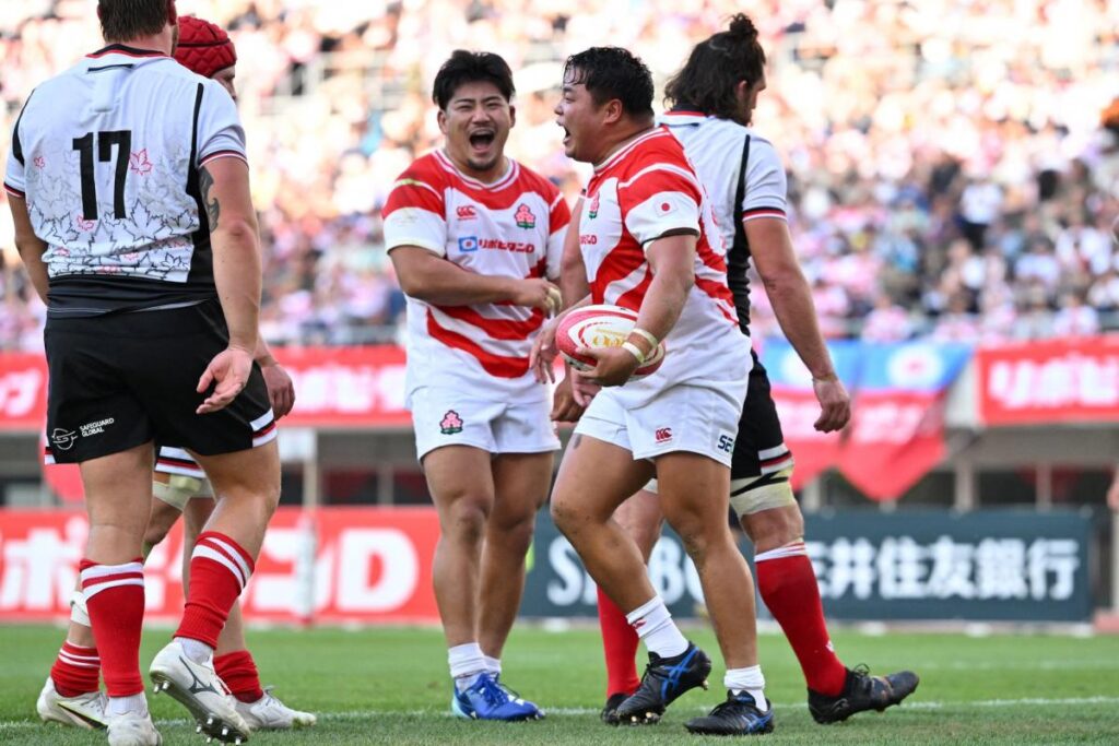 Le Japon bat le Canada lors d’un match de préparation à la Coupe des nations du Pacifique.