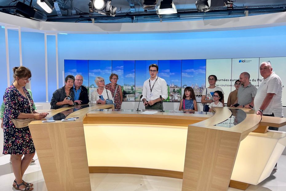 Visite des antennes de France Télévisions à Strasbourg, Reims et Nancy durant les Journées du patrimoine