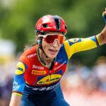 Elisa Balsamo (Italie) remporte la Classic Lorient Agglomération au sprint.