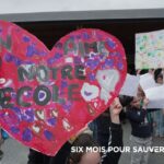 L’école face à une fermeture : mobilisation des parents et enseignants en France.
