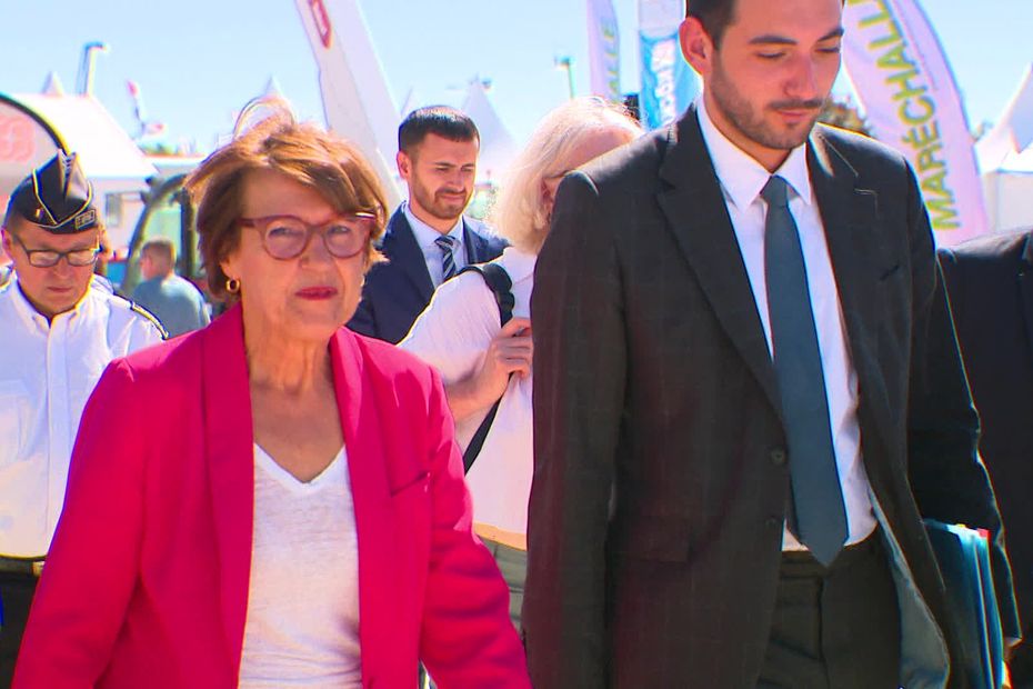 Agriculteurs déçus des aides lors de la visite d’Annie Genevard à la Foire de Châlons