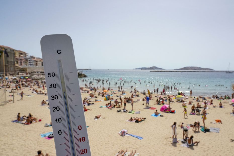 Records de chaleur établis à Marseille, Arles, Aix, Aubagne et Trets dans les Bouches-du-Rhône.