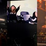 Jay-Z célèbre l’anniversaire de Beyoncé lors de son concert à Londres.