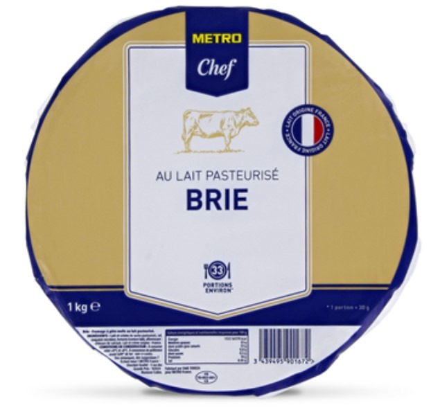BRIE 1KG METRO CHEF