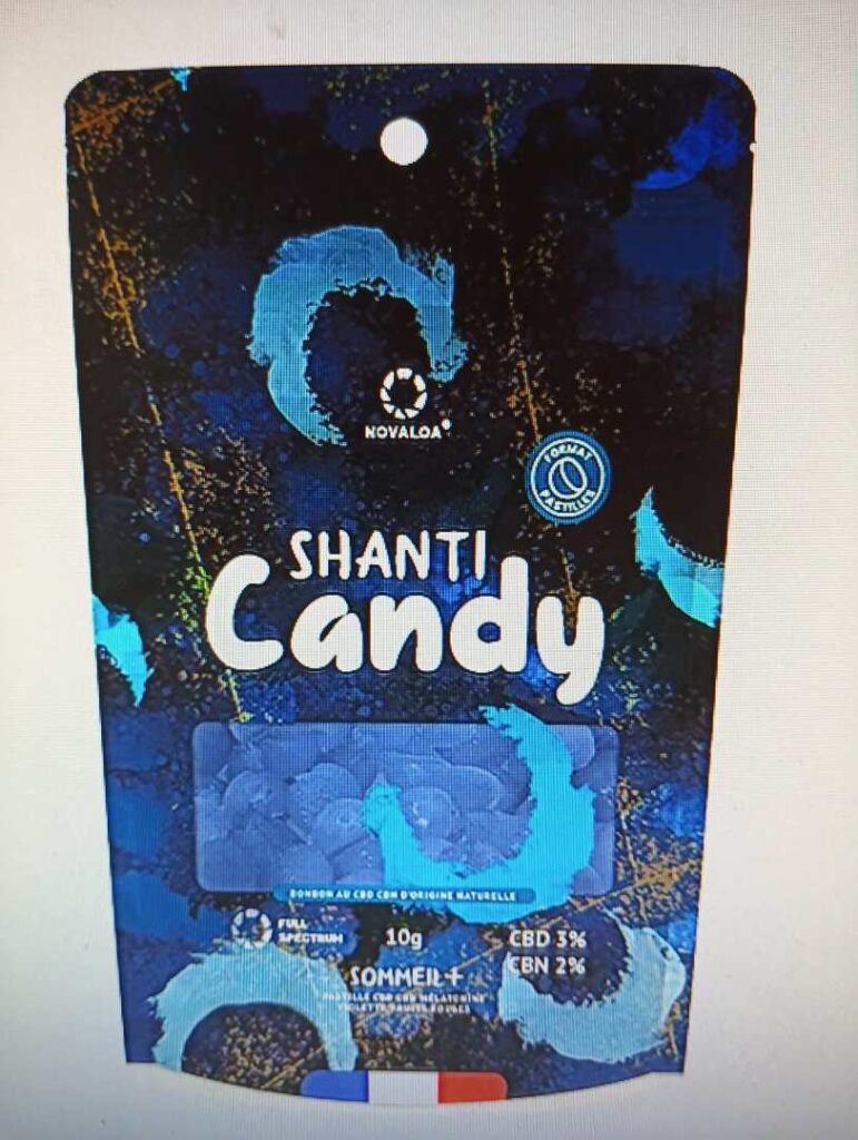 Sachet 10Gr pastille Fruit rouge 3% CBD 2%CBN  0,05%THC