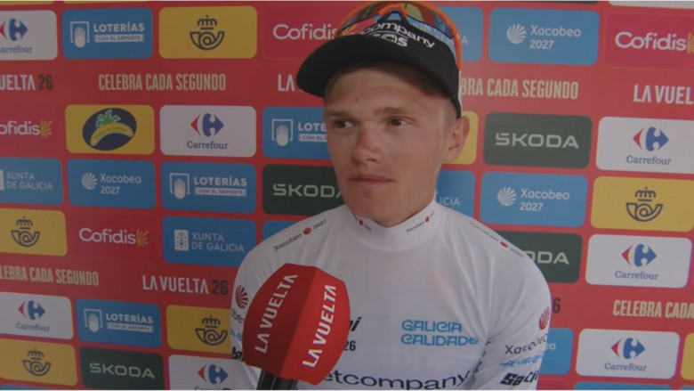 Oscar Onley déclare ne pas avoir eu les jambes pour suivre le peloton à la Vuelta.