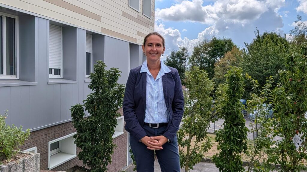 Angélique Thiéfaine prend ses fonctions de principale au collège Léo-Lagrange à Fourmies.