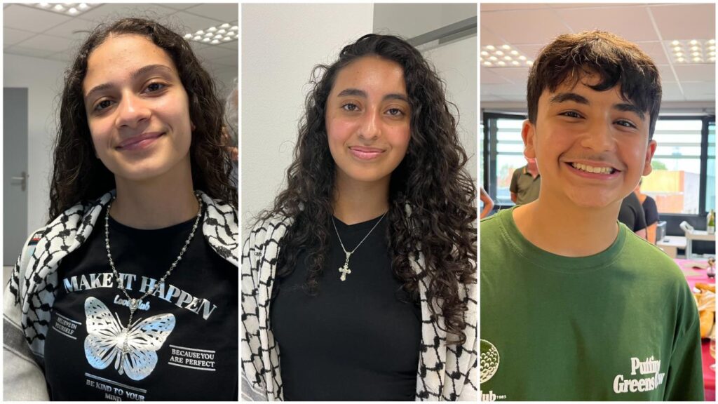 Neuf jeunes Palestiniens découvrent la vie quotidienne en visite dans la région.