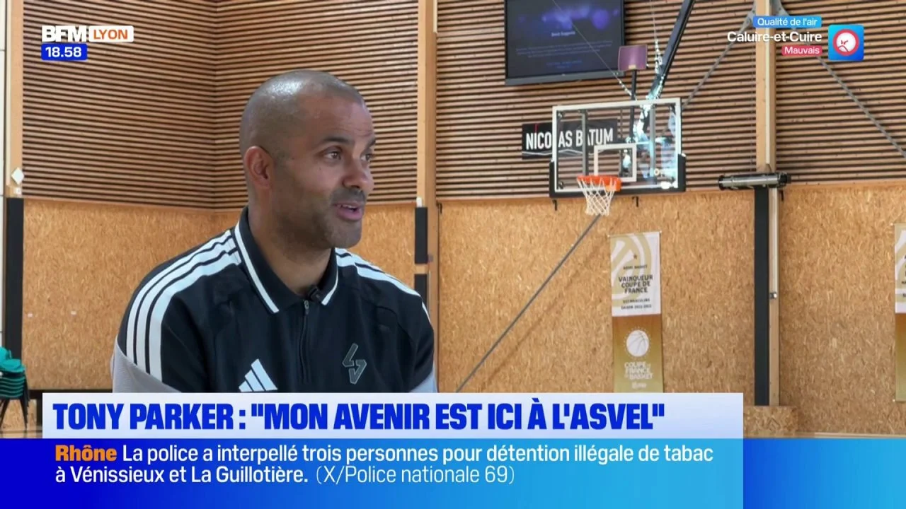 Tony Parker évoque les défis de l’ASVEL avant la saison à venir en tant qu’entraîneur.