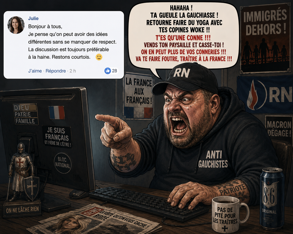 Facebook, RN et la fabrique de la haine : quand le débat politique devient un défouloir