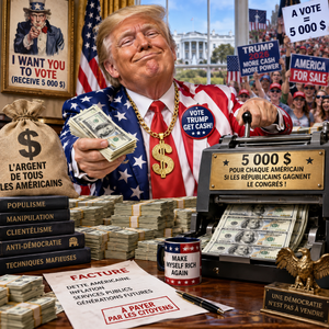 Trump et le chèque de 5 000 dollars : quand l'argent public devient une arme électorale