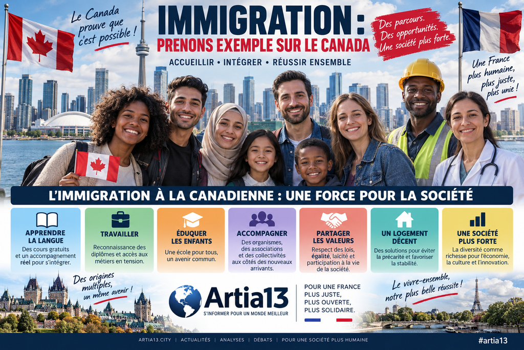 Immigration : et si la France s’inspirait du modèle canadien pour réussir le vivre-ensemble ?