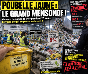 Le grand mensonge de la poubelle jaune : on vous demande de trier, mais personne ne veut regarder ce qui se passe après