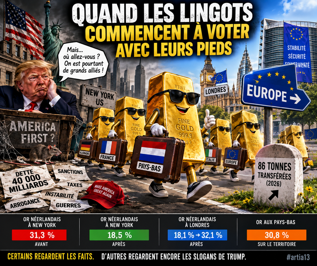 QUAND LES LINGOTS COMMENCENT À VOTER AVEC LEURS PIEDS