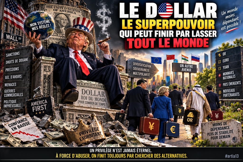 LE DOLLAR : LE SUPERPOUVOIR QUI PEUT FINIR PAR LASSER TOUT LE MONDE