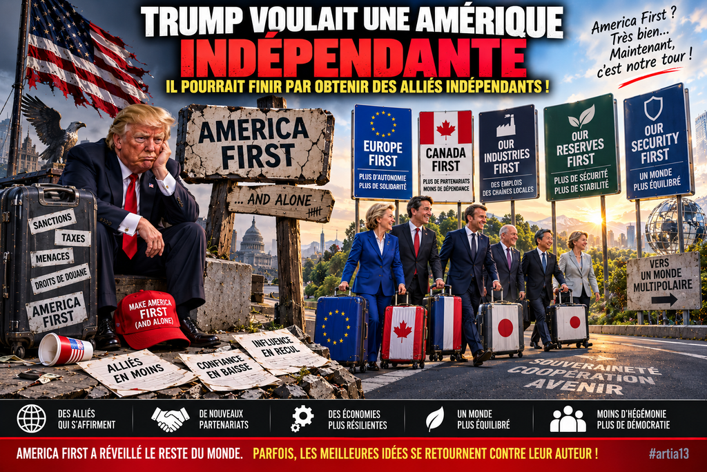 TRUMP VOULAIT UNE AMÉRIQUE INDÉPENDANTE