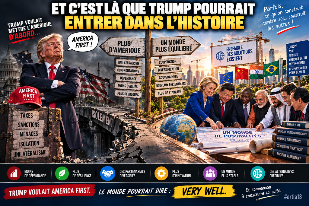 ET C'EST LÀ QUE TRUMP POURRAIT ENTRER DANS L'HISTOIRE