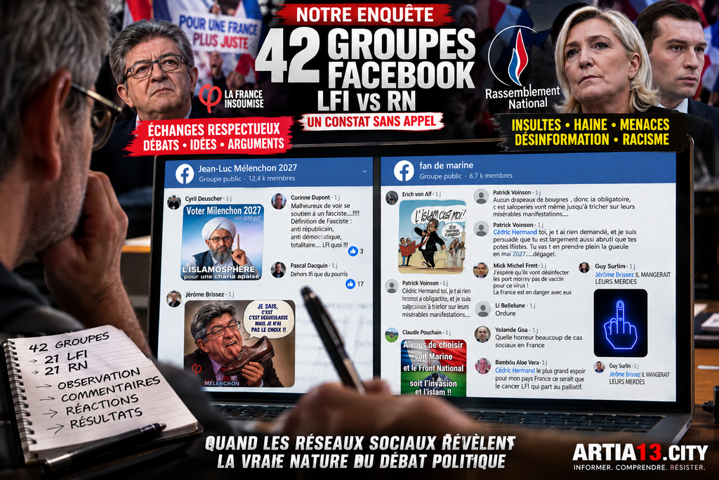 42 groupes Facebook face au RN : quand le débat politique devient un défouloir de haine