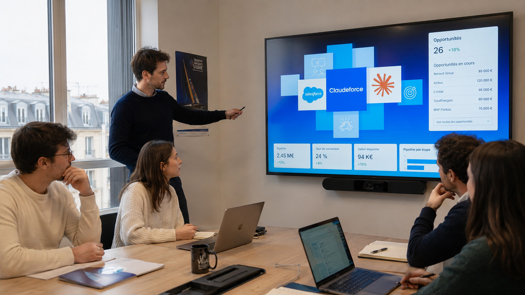 Claudeforce : Claude et Salesforce unissent leurs données pour optimiser l’analyse commerciale.