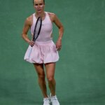 Elina Svitolina évoque la destruction partielle de son club de padel à Kiev.