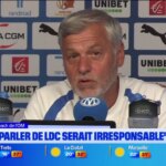 Genesio juge irresponsable de discuter de la Ligue des champions pour l’instant.