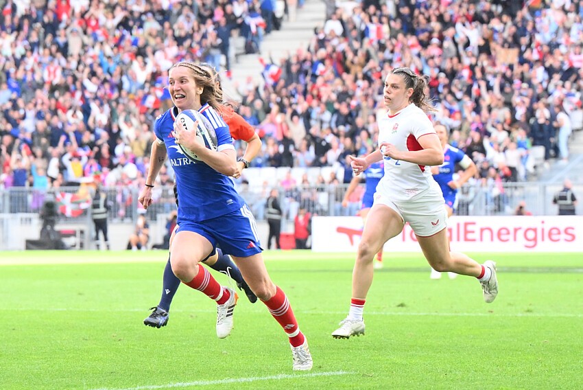 Pauline Bourdon Sansus devient capitaine des Bleues du XV de France.