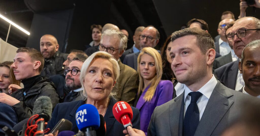 Election présidentielle 2027 : Marine Le Pen annonce sa candidature pour le RN.