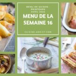 Repas équilibrés : menu hebdomadaire pour une alimentation saine et variée.