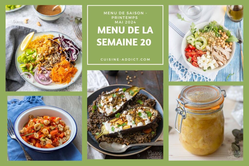 Menu équilibré pour la semaine : options variées pour les repas familiaux en France