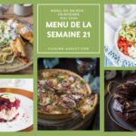Menu hebdomadaire : guide de planification pour les repas en France du 20 au 26 mai 2024