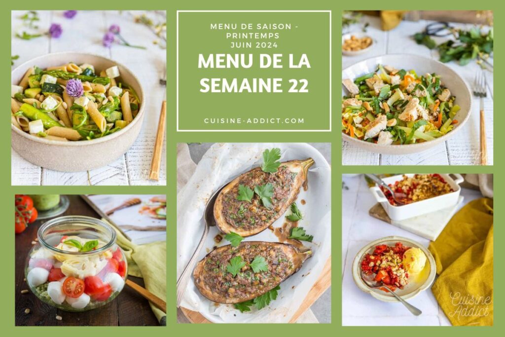 Planification des repas : menu hebdomadaire pour optimiser l’alimentation familiale.