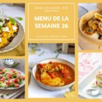 Menus équilibrés pour la semaine : propositions de repas variés pour chaque jour.