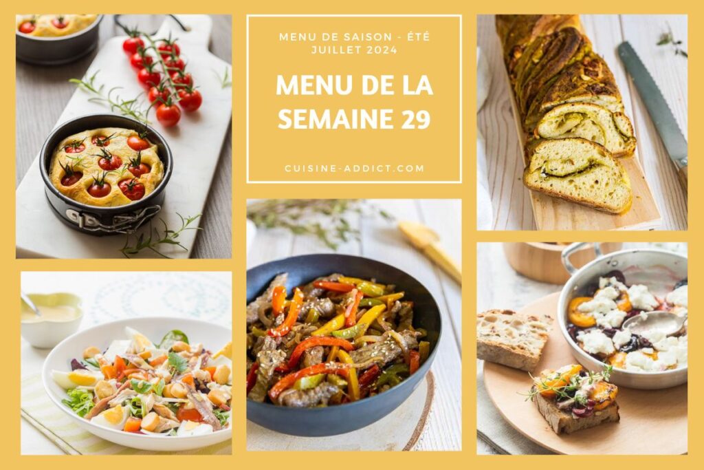 Idées de repas équilibrés pour la semaine dans le secteur de la restauration scolaire