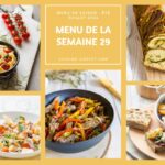 Idées de repas équilibrés pour la semaine dans le secteur de la restauration scolaire