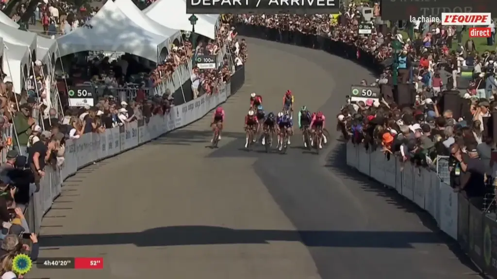 Grand Prix de Québec : Seixas provoque la chute d’Ayuso lors de l’arrivée finale