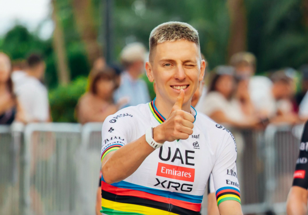 Fin de saison pour Tadej Pogacar, le cycliste slovène se concentre sur sa récupération.