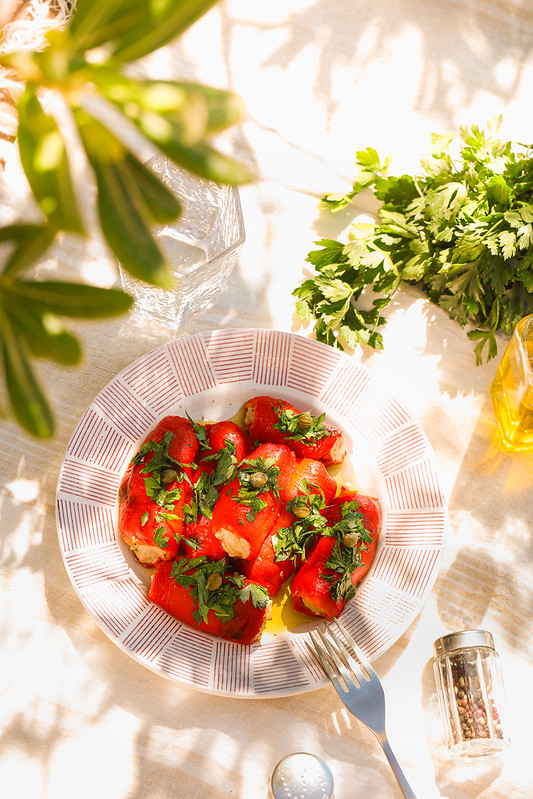 Roulés de poivrons au thon : une recette italienne légère et facile à préparer