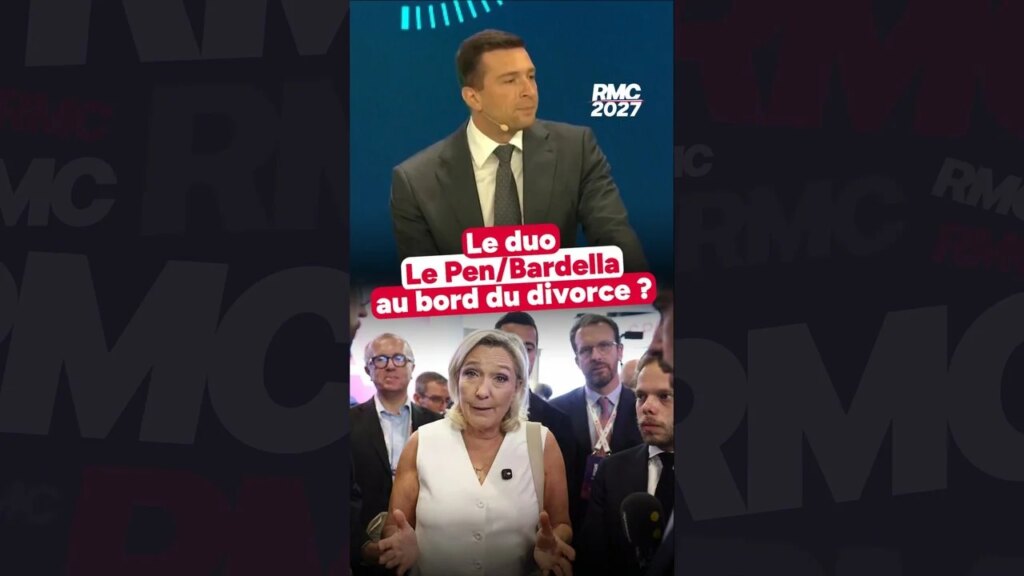 Présidentielle 2027 : tensions croissantes entre Le Pen et Bardella sur la stratégie électorale.