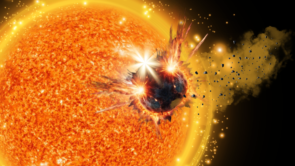 Le Soleil aurait absorbé une super-Terre, laissant des preuves potentielles cachées.