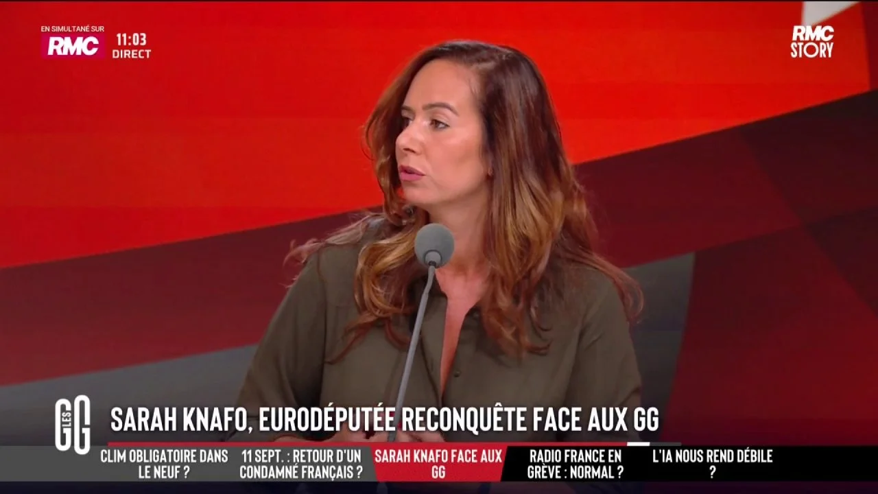 Sarah Knafo accuse tous les présidents de la République de culpabilité dans une déclaration.
