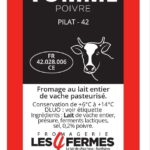 Rappel Consommateur – Détail TOMME POIVRE FROMAGERIE LES 4 FERMES
