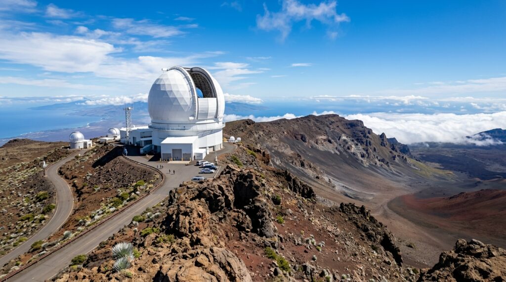 Un miroir de 4 m sur un volcan d’Hawaï menacé par la chaleur des tuyaux sous-jacents.